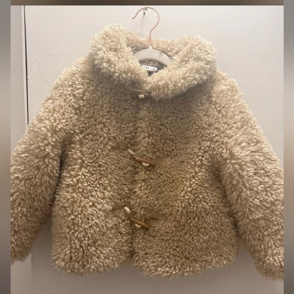 Zara Teddy  Jacket 3/4 NWOT